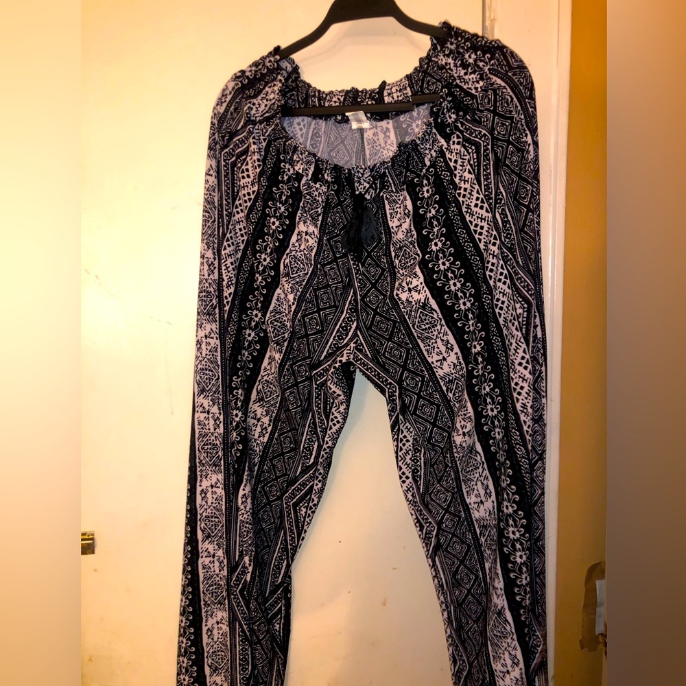 Tribal design pants